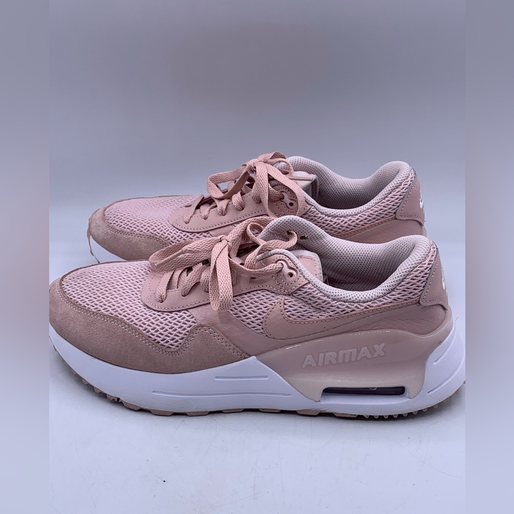 Nike Air Max System Womens Size 9.5 Pink Athletic Shoes Sneakers DM9538-600